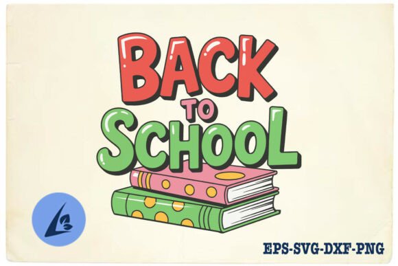 Back to School Books Chill Vibes SVG