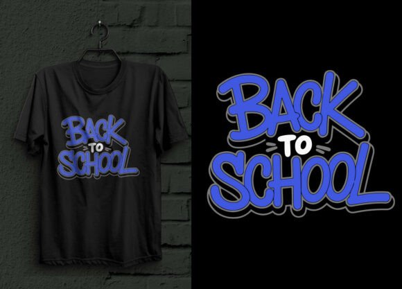 Back to School T-shirt Design Graphics Freebies
