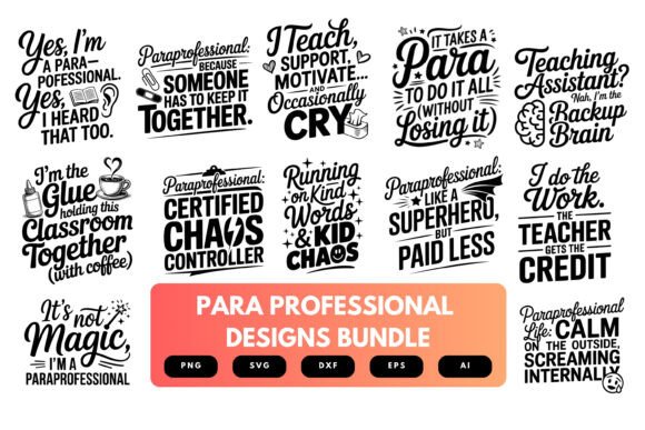 Para Professional SVG Bundle: Graphics for Crafts & Branding