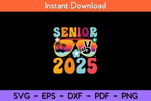 Retro Senior 2025 Back to School Class