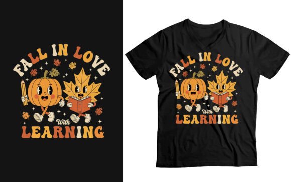 Vintage Back to School T-Shirt SVG PNG Graphics